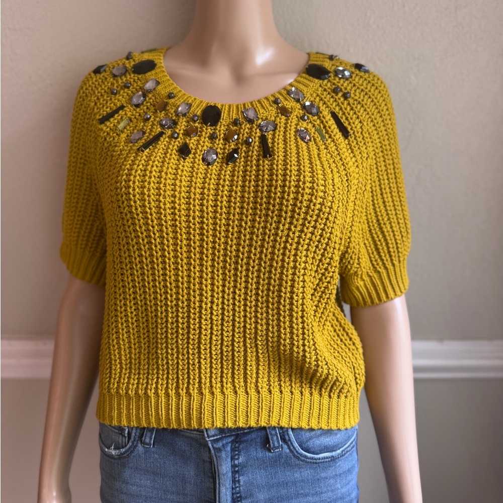 H&M Mustard Knit Sweater